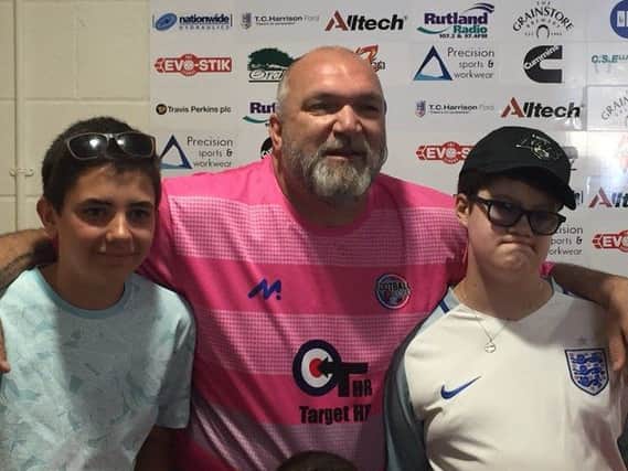 Neil Ruddock at the event