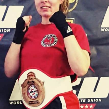 Champion Lucy Stirland.