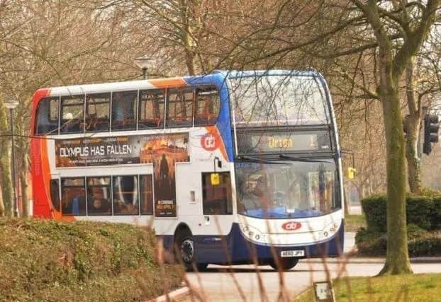 A Stagecoach bus in Peterborough