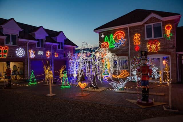 Picture supplied by Terry Harris/Bav Media 07976 880732.Picture shows Willow House Christmas lights, a large Christmas light display spread over 2 acres with over a million lights.Willow House, Peterborough, on Tuesday 11 December 2018.SEE COPY CATCHLINE  Willow House Christmas lights