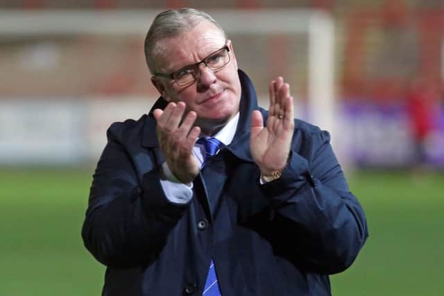 Posh manager Steve Evans.