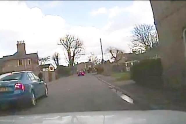 Dashcam footage of police chase through Cambridgeshire