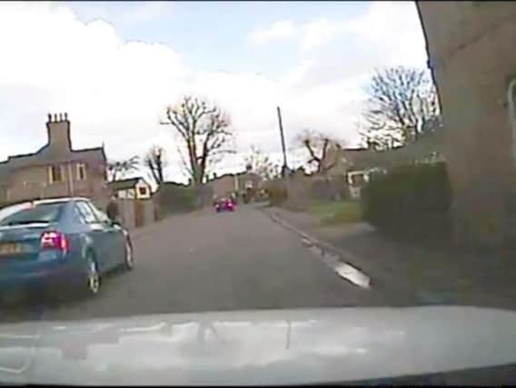 Dashcam footage of police chase through Cambridgeshire