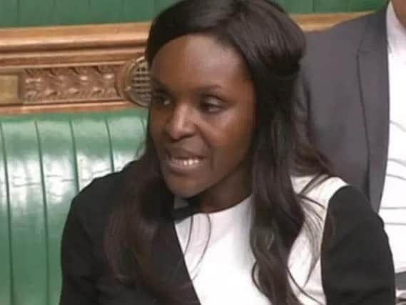 Fiona Onasanya MP in the House of Commons