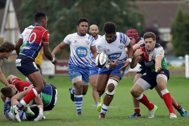 Peterborough Lions flying Fijian winger Seva Bulamakau is fit again after three months out injured. Picture: Mick Sutterby