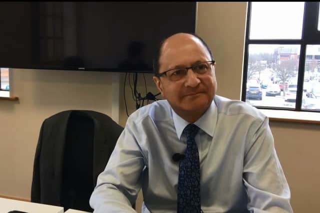 Shailesh Vara during his interview with Rob Alexander