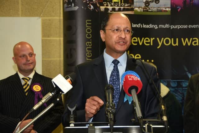 Shailesh Vara after retaining his seat in the 2015 election