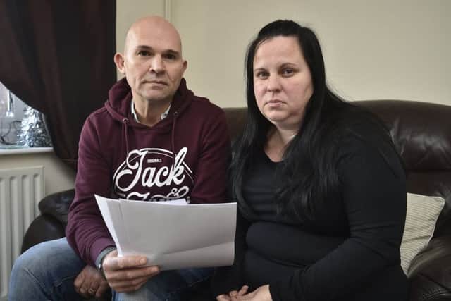 Bryan and Amanda Plowman have lost money with the change to Universal Credit EMN-181221-164434009