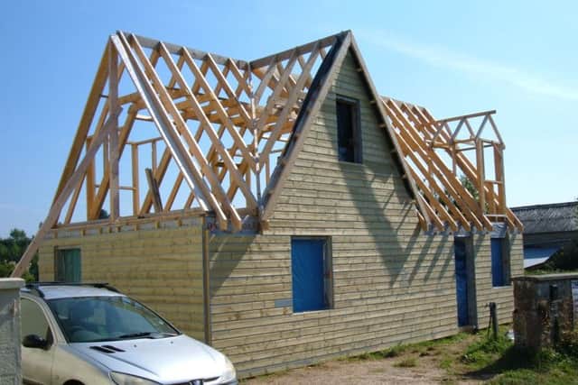 The house at its early stage