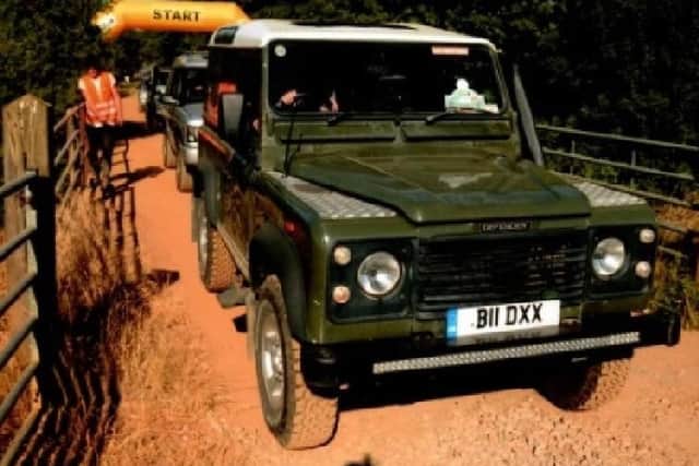 The stolen Land Rover