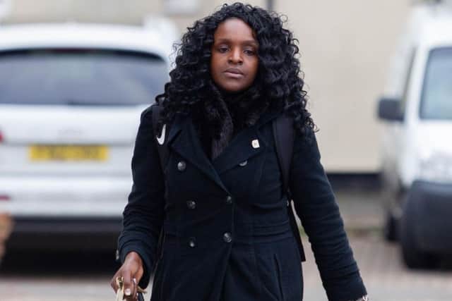 Fiona Onasanya pictured in Peterborough following her conviction. Photo: Terry Harris
