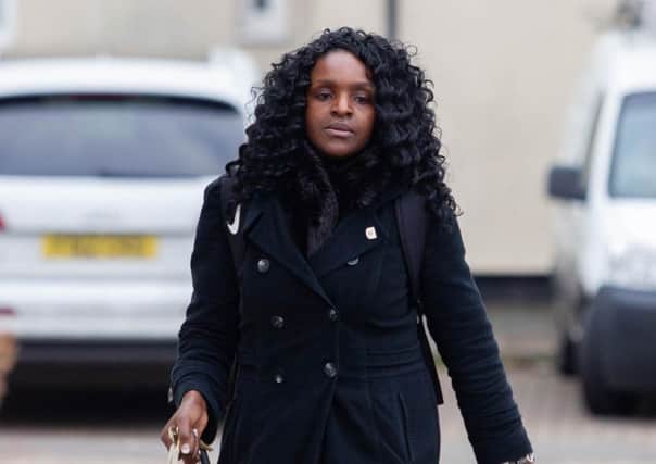 Fiona Onasanya pictured in Peterborough following her conviction. Photo: Terry Harris