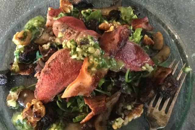 A wood pigeon recipe