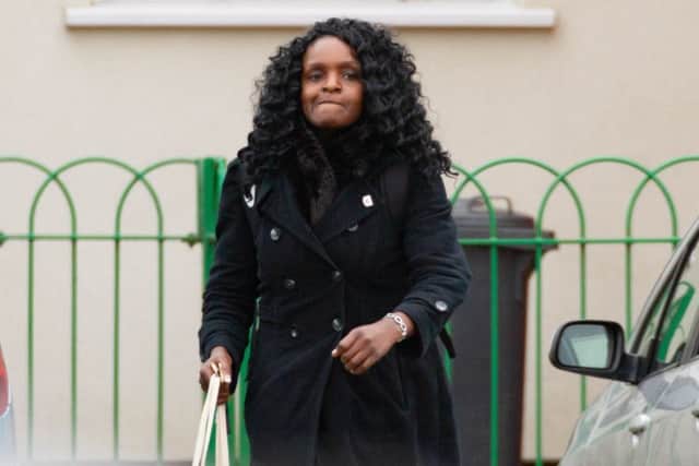 Fiona Onasanya in Peterborough following her conviction. Photo: Terry Harris