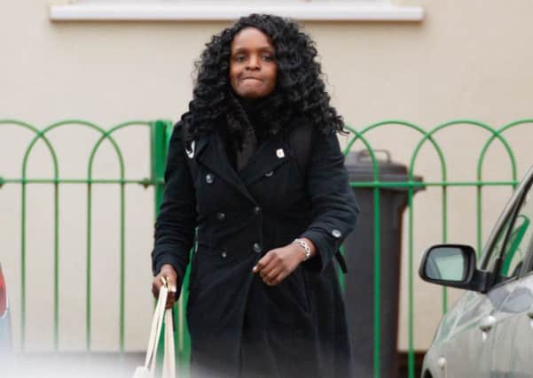 Fiona Onasanya in Peterborough following her conviction. Photo: Terry Harris