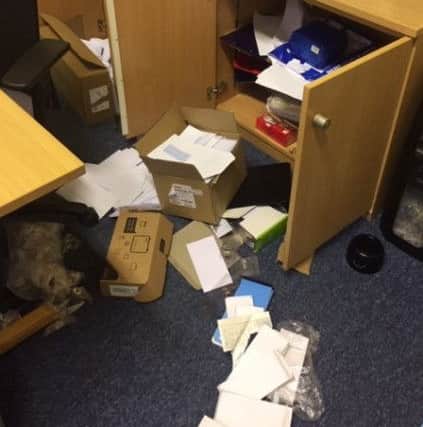 Damage to the trust's office
