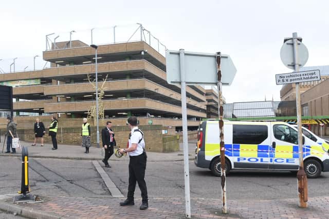 Peterborough bus station has been closed by police this morning