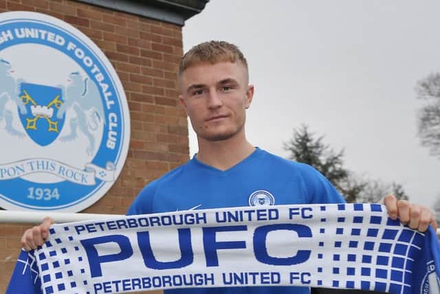 New Posh signing Kyle Dempsey.