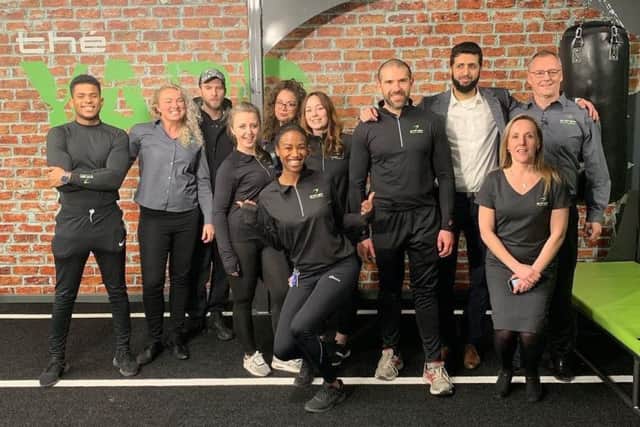 The team at energie Fitness in the Queensgate shopping centre.