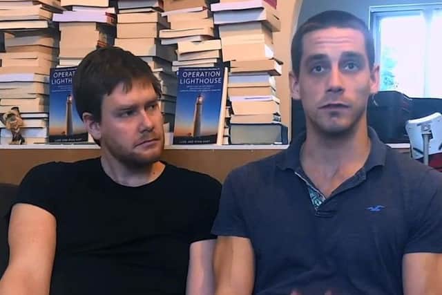 Luke and Ryan Hart. Copyright: NSPCC