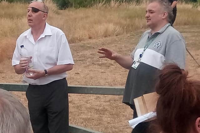 Cllrs John Whitby (left) and Christian Hogg