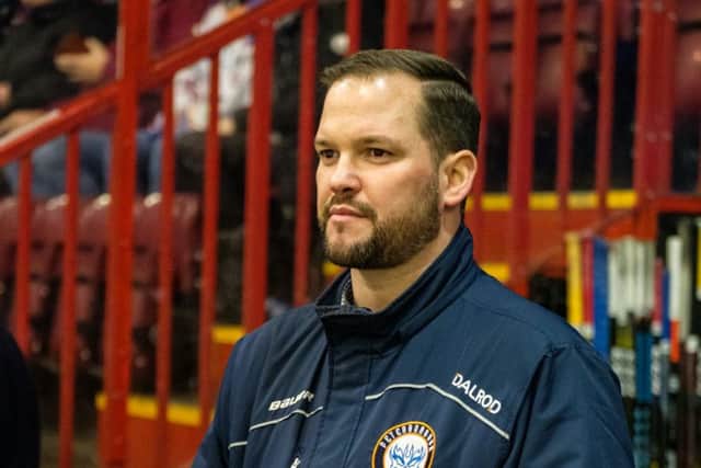 Assistant Coach Jason Buckman took charge of Phantoms against MK Thunder. Â©2018 Tom Scott. All rights reserved.