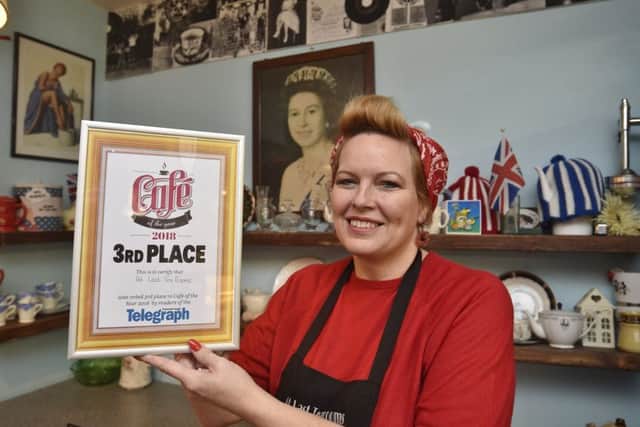 Cafe of the Year 2019  3rd place  Marie Mitchell at  At Last Tearooms, Werrington EMN-191101-140916009