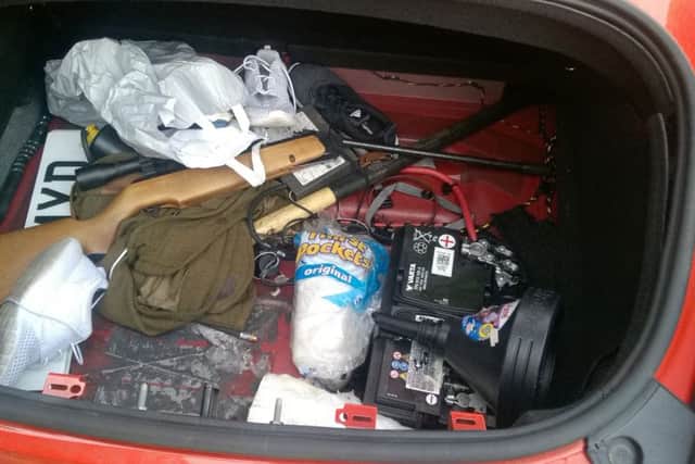The gang would steal weapons and high powered cars, as well as jewellery