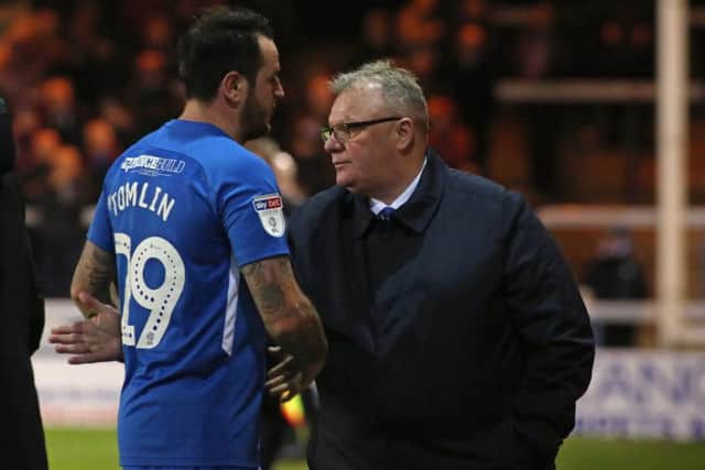 Posh boss Steve Evans.
