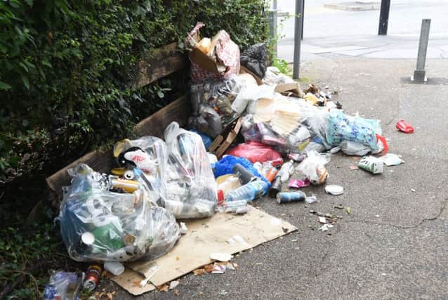 A previous incident of fly-tipping in Broadway
