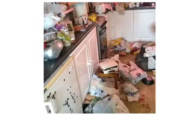 The kitchen at the home