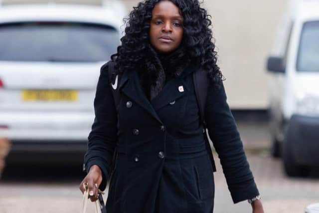 Fiona Onasanya pictured in Peterborough following her conviction. Photo: Terry Harris