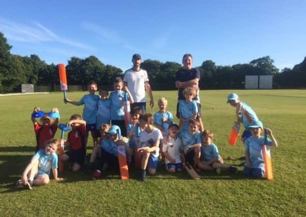 Junior cricket coaching is back.