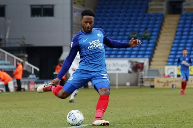 Jermaine Anderson in action for Peterborough United. Picture: Joe Dent