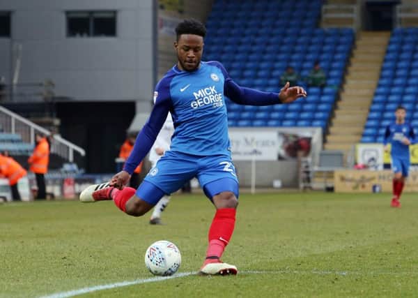 Jermaine Anderson in action for  Peterborough United. Picture: Joe Dent