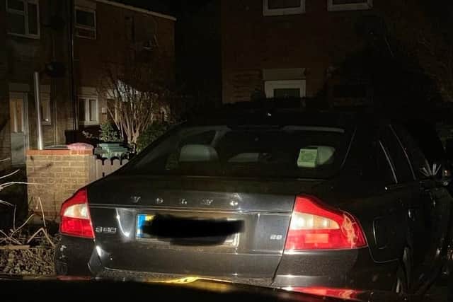 Vehicle failed to stop for Police in Peterborough. Car found abandoned and seized,