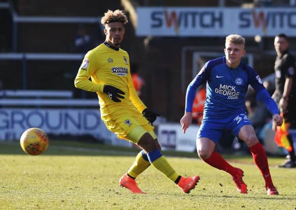 Posh left-back Lewis Freestone could be playing for Bedford against Peterborough Sports.