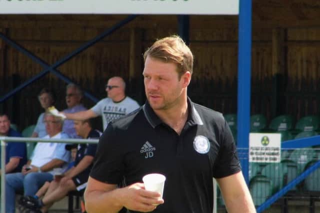 Peterborough Sports manager Jimmy Dean.