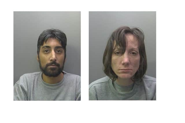 Iltaf Hussain (l) and Joanna Hollis (r)