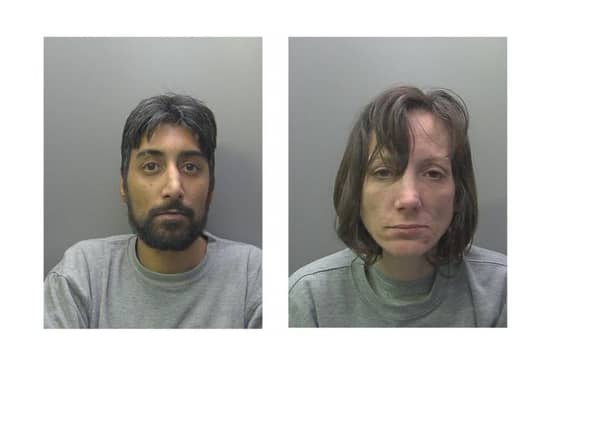 Iltaf Hussain (l) and Joanna Hollis (r)