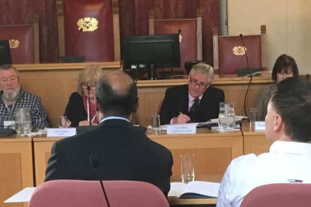 The meeting where the licence was granted
