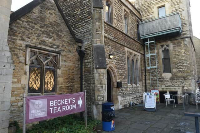 Becket's Tea Room, which closed today