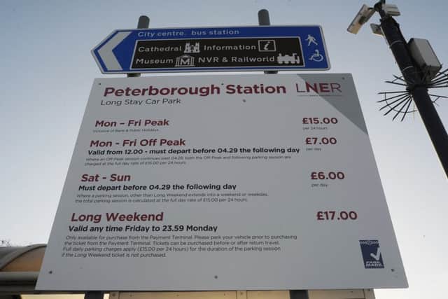 Signage in the car park