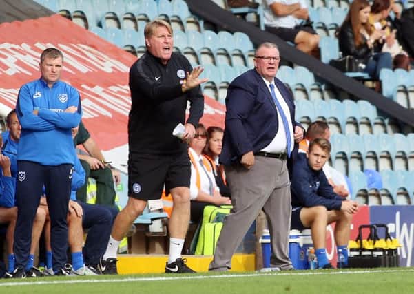 Steve Evans (right) and Paul Raynor.
