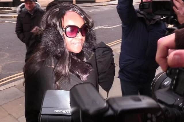 Fiona Onasanya arrives at court ahead of sentencing