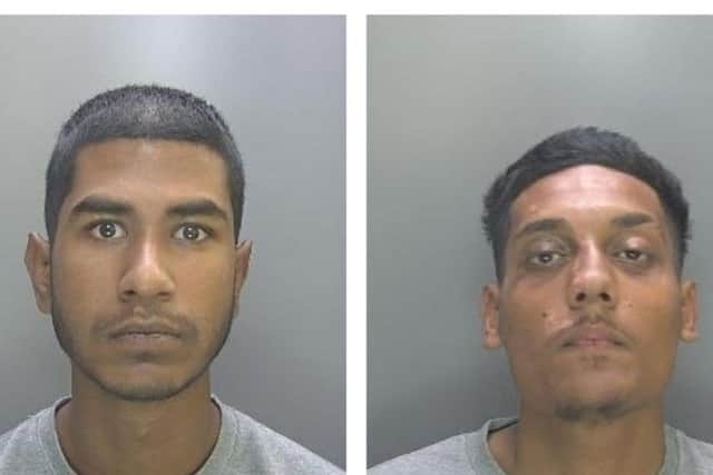 Juned Ahmed, 18, and Ashraf Hussan, 20, stabbed Peter Anderson, 46, multiple times