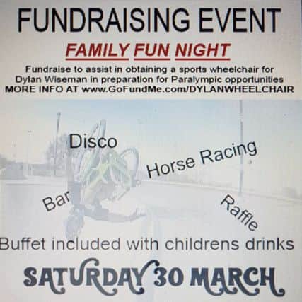 A poster for the event