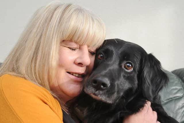 Kelly with Thumper