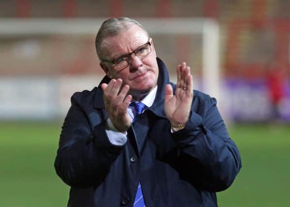 Posh manager Steve Evans has thanked club officials.