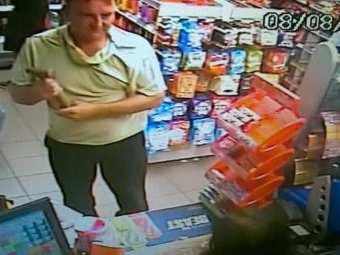 CCTV footage which led to the identification of Rodney Loveridge